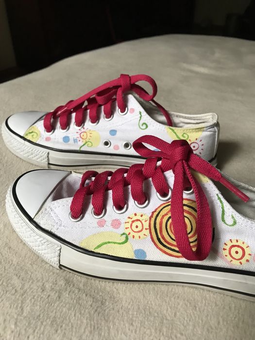 Конверсы кеды, ручная роспись, 36р.