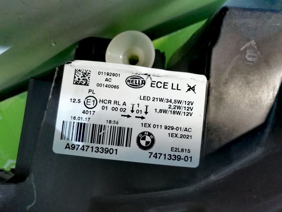 Фар Фарове за BMW LED F20 F21 LCI / БМВ 1 Ф20 Ф21 фейс.