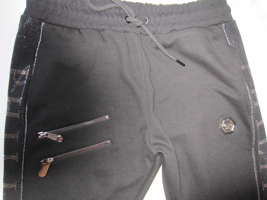 Pantalon Philipp Plein,masura XL,Talie=84-92cm,Lung=101cm, noi