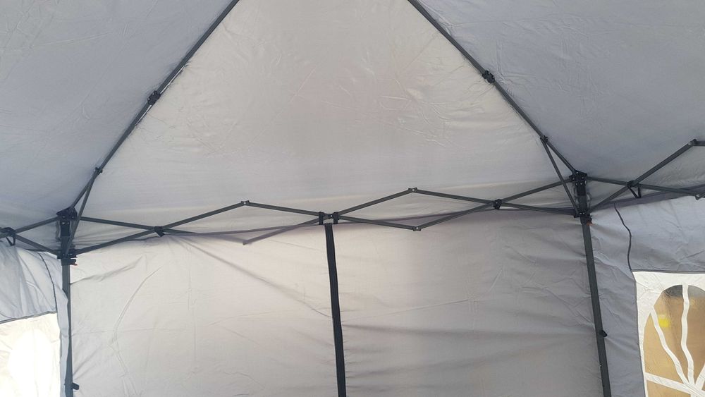 Pavilion pop-up 2,5 x 2,5 m cu pereti laterali , negru