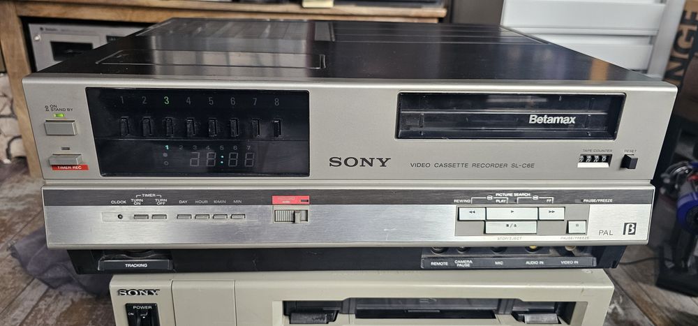 Video player sony betamax in stare f buna vcr