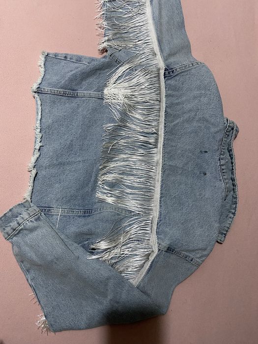 Дамско дънково яке