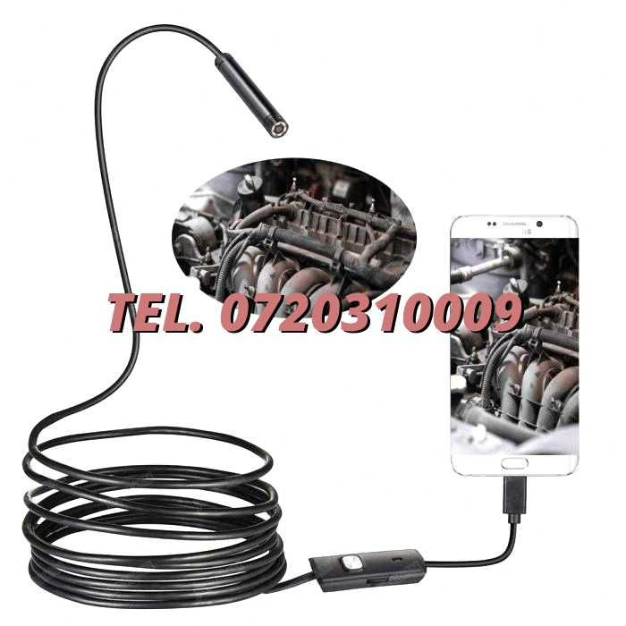 2 M Modul Camera Endoscop / Boroscop , 6 Iluminare Lumina Led Inspectii Tehnice / Instalatii Pentru Iluminare Si Montaj Pe Echipamente Compatibile