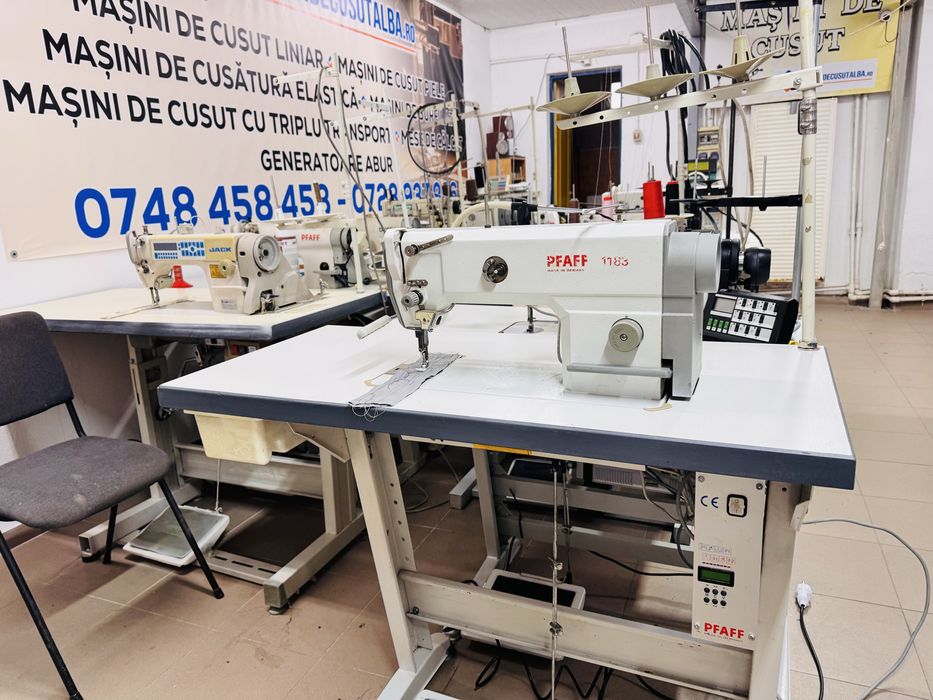 Masina de cusut liniar automata cu motor direct drive 220v Pfaff 1183
