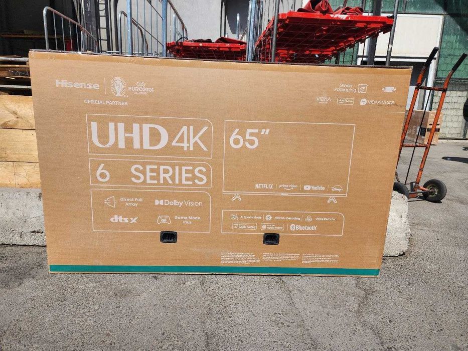 Телевизор HISENSE новый модель 4K платформа VIDAA, доставка БЕСПЛАТНАЯ