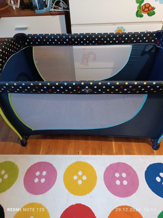 Детска сгъваема кошара Hauck с матрак Baby Matex