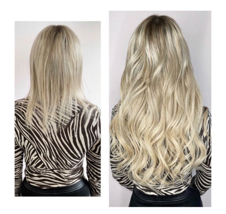 Extensii de par blonde