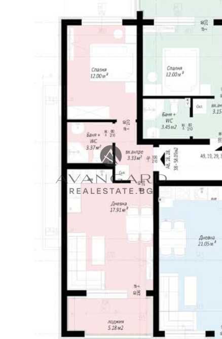 Продава се Двустаен апартамент в Пловдив, Беломорски - 67 кв.м за 1217 €/кв.м - Снимка #3