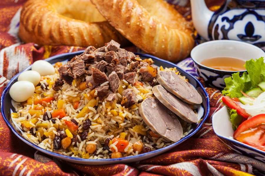 Бешпармак, Плов в казане, Дымляма, Сорпа(шорпа)