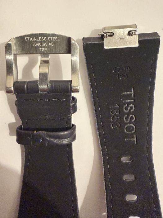 Vânzare Curea Cu Catarama Tissot Official Dark Blue PRX 40 mm