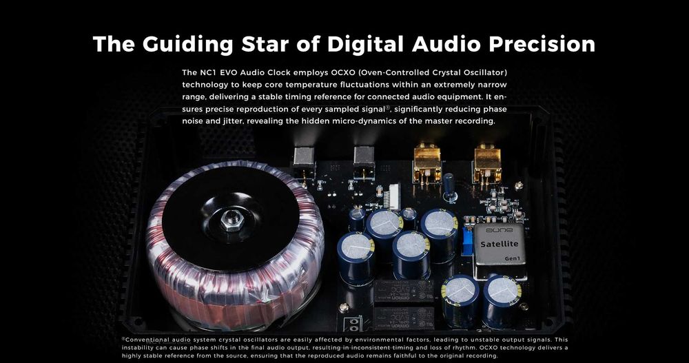 Aune NC1 EVO AudioClock linear Power Supply Ca Nou, Cutie, Garantie