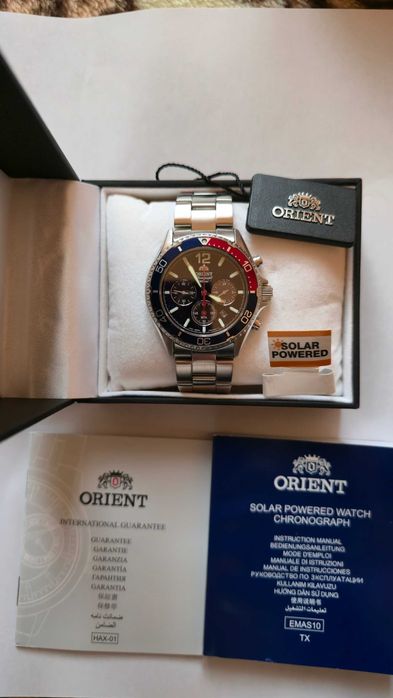 Vand Ceas Orient  Mako Sports Chronograph Solar stare ff buna cumparat emag-04-07-2024