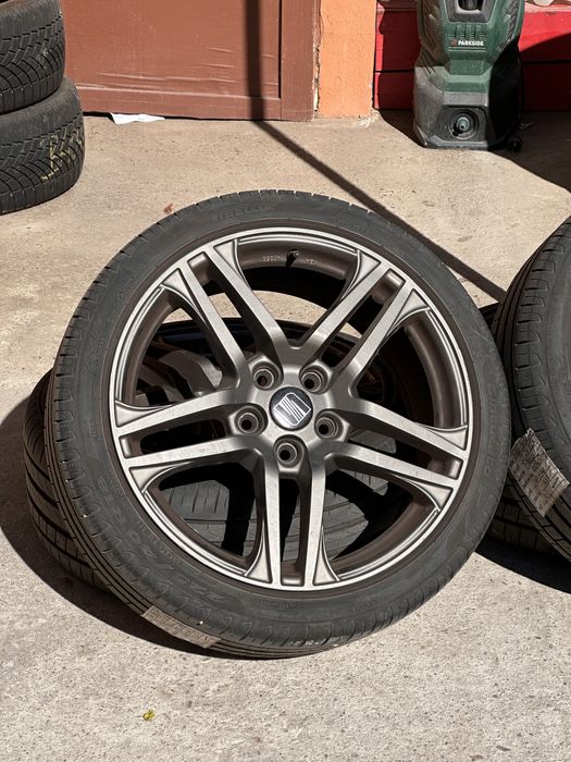 Jante R18 Audi Skoda Seat VW 5x112 anvelope vară