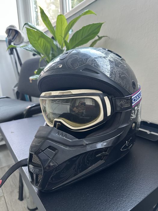 Casca Fox V1 + ochelari Oakley