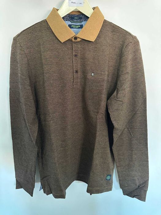 Bluza Polo Pierre Cardin, Denim Academy, Maro, Diferite Marimi -A-