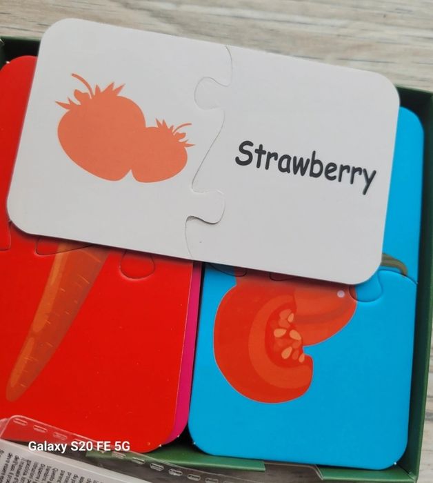 Puzzle fructe si legume fata verso