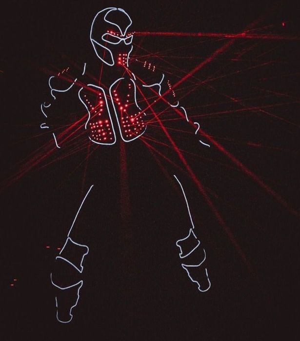 Лазерное шоу, пиксельное шоу