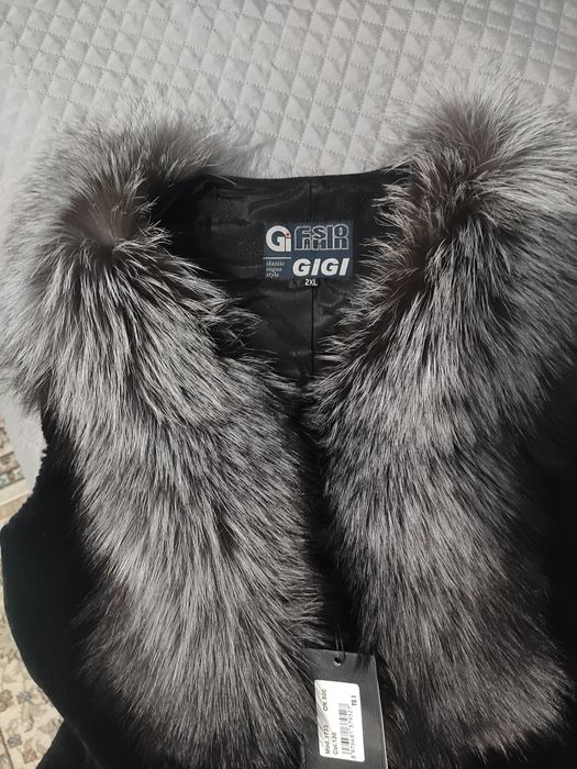 Меховой жилет натуральный