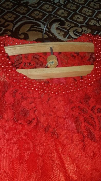 Гепюровое платье с корсетом.))Турция!!!