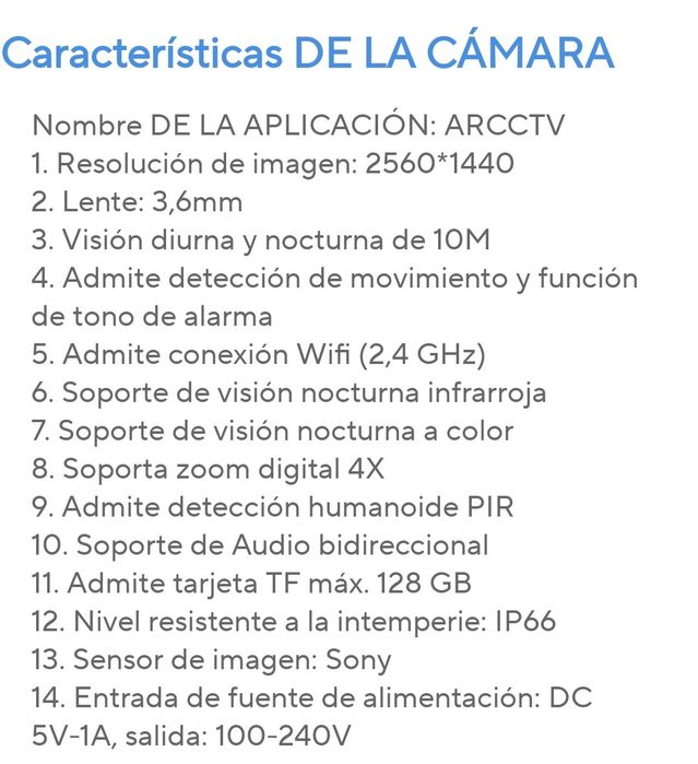 Camera supraveghere solara  Anran 2K - 3 Mpx + micoSd 64 G