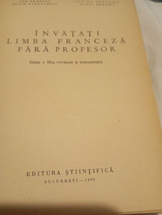 Carte Fraceza fără profesor și dicționar român-francez