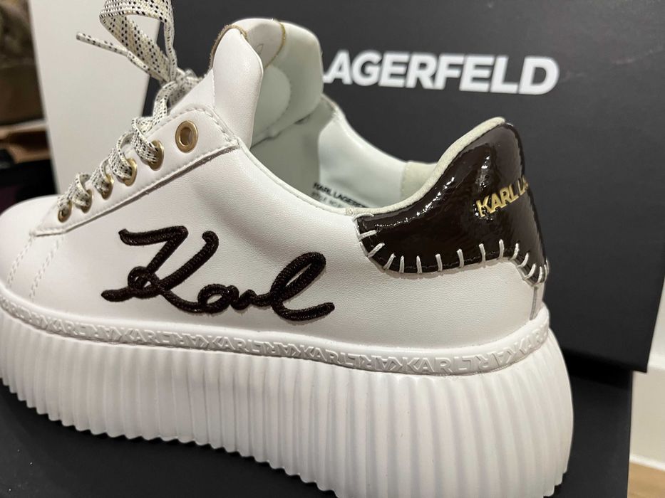 Оригинални дамски обувки Karl Lagerfeld (KL42372C) - 38 номер - КАФЯВИ