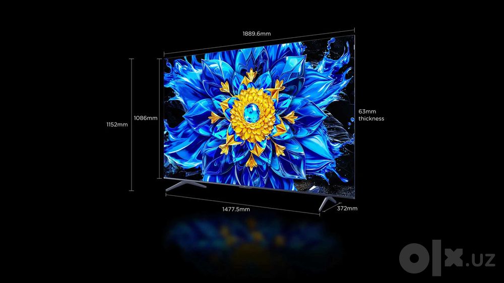 TCL Телевизор 85 P8L 4K QD Miniled Google TV доставка + прошивка есть