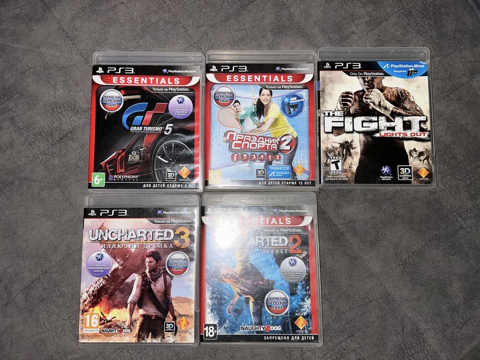 игры на ps3 все в идеальном состоянии