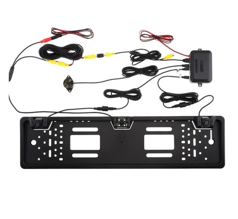 Стойка за номер с камера и парктроник