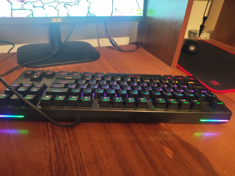 Клавиатура Dareu EK87 Red Switch черный