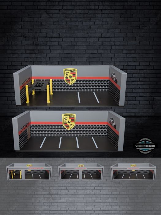 3D принтирани диорами за Hot wheels/Matchbox/Majorette и други 1:64