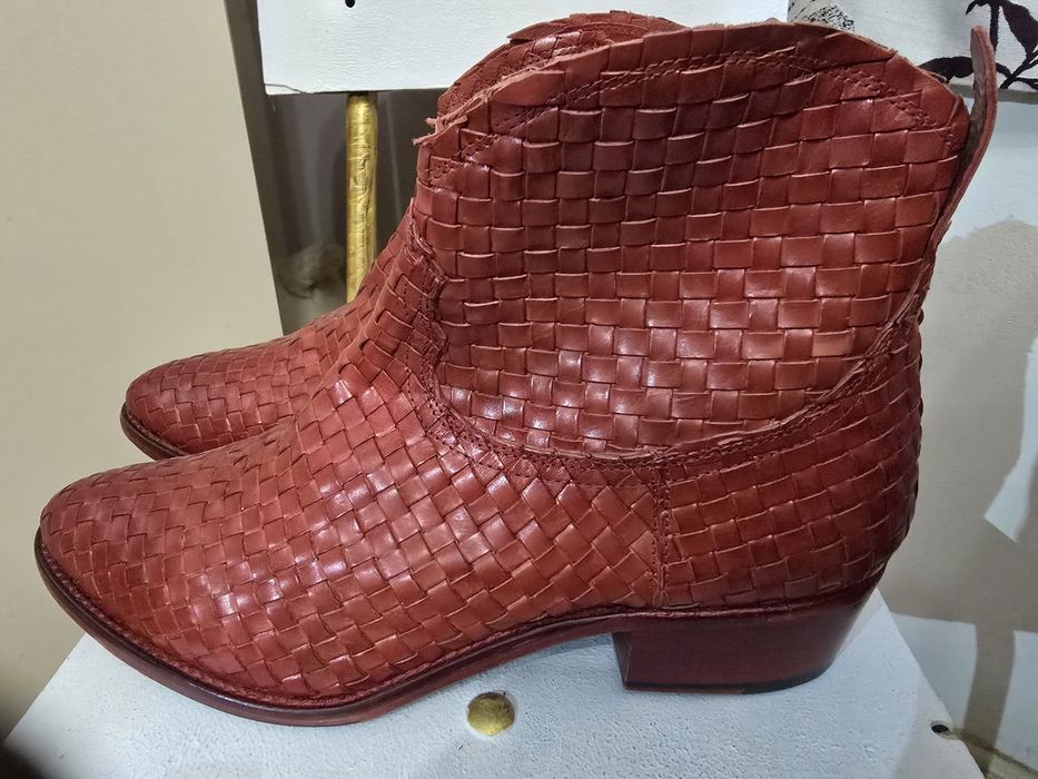 Италиански боти Pakros, естествена кожа