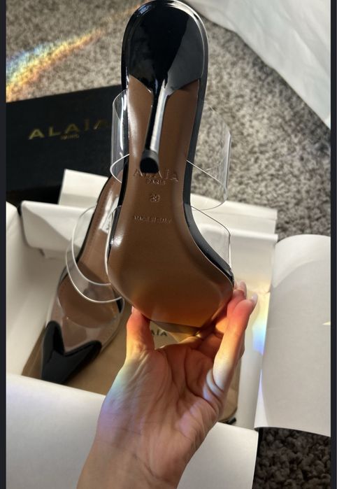 Pantofi Alaia coeur piele naturala pe stoc si pe comanda