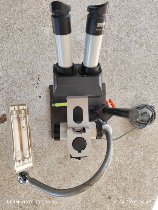 Vând Microscop Stereo Profesional ZEISS (West Germany) - Calitate Industrială pentru Atelier, Electronice sau Bijuterie