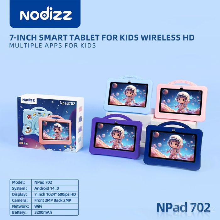 Yangi Bolalar plansheti Nodizz Npad 702 Kids, Детский умные планшет