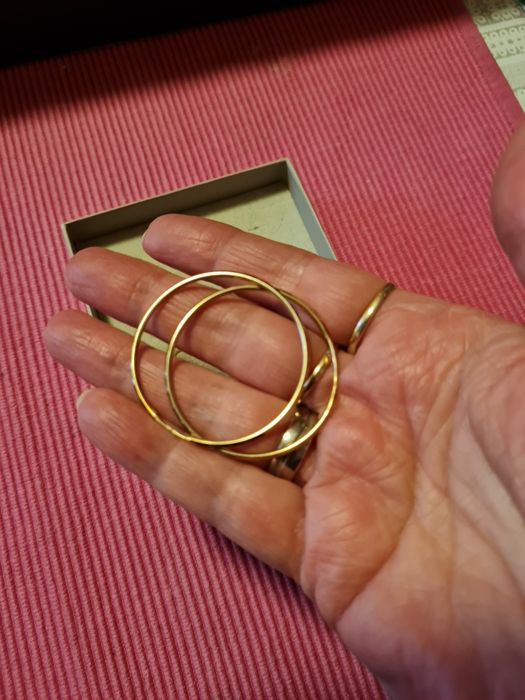 Cercei creole din aur 375/9k