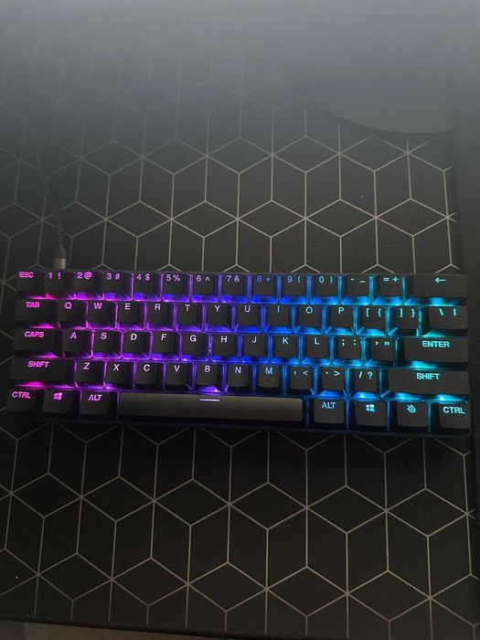 Tastatura Gaming STEELSERIES Apex 9 Mini, Linear OptiPoint Switch, USB, Layout US, negru