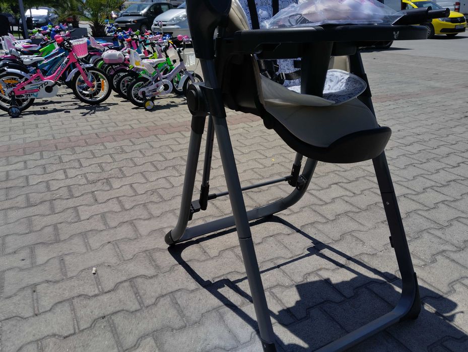 CANGAROO Стол за хранене с функция люлка NIRVANA 2в1 бежов