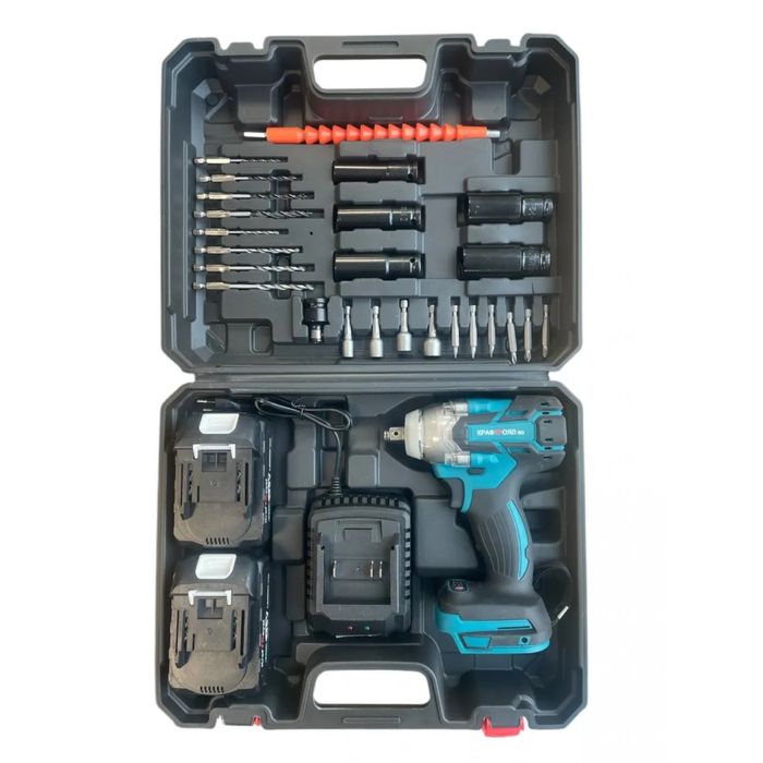 Комбиниран Безчетков Акумулаторен Гайковерт- винтоверт - бормашина