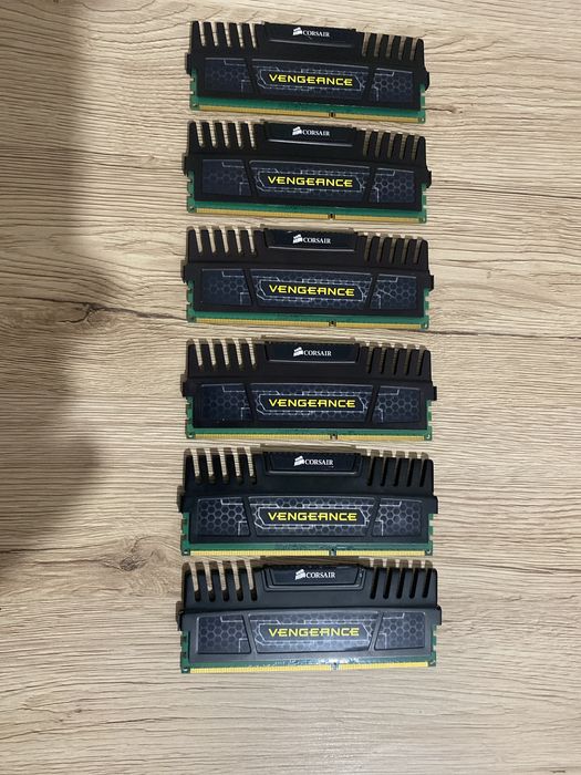 6 бр. Corsair DDR3 RAM 4GB – общо 24GB | Тествани