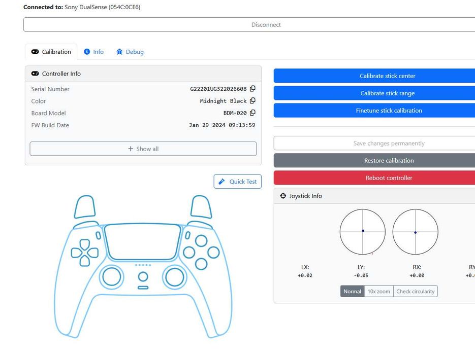 Controller Playstation 5 Midnight Black