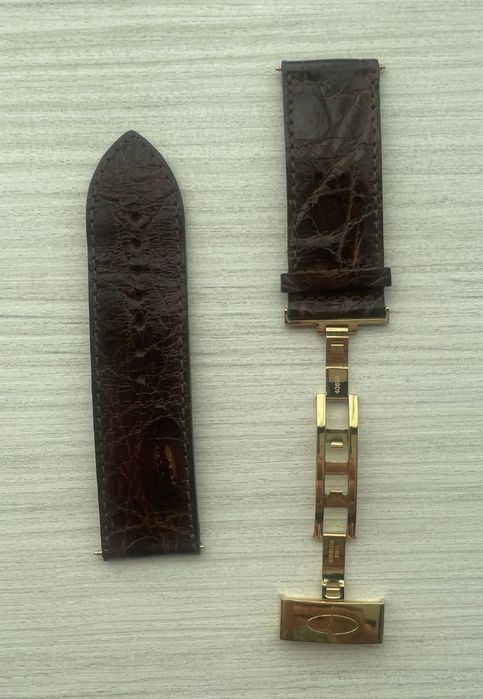 Нова каишка за часовник VALENTINO -крокодилска кожа.