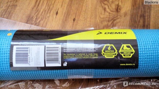 Коврик для йоги Demix