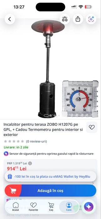 Incalzitor terasa