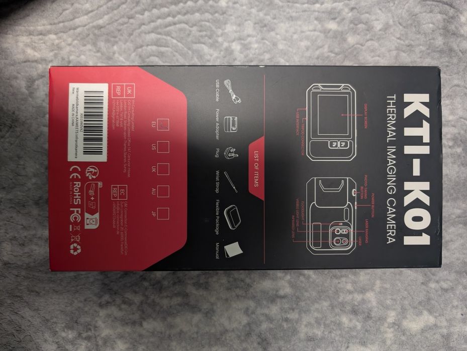 Camera Termală KAIWEETS KTI-K01 256*192 Nouă!