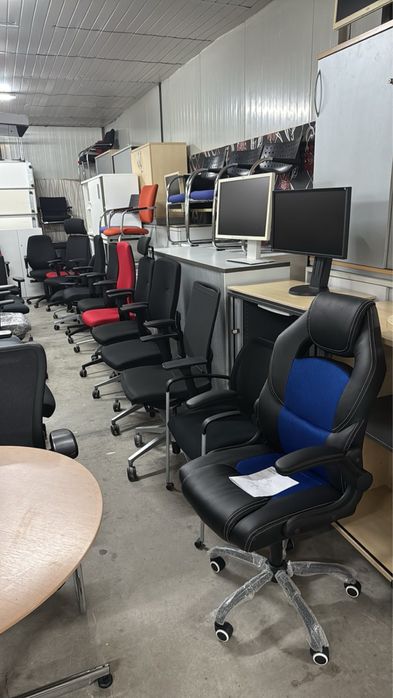 Steelcase немски офис диван с естествена кожа