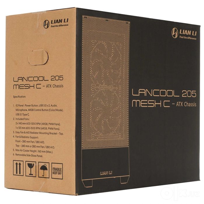 - Корпус Lian Li LANCOOL 205 MESH White