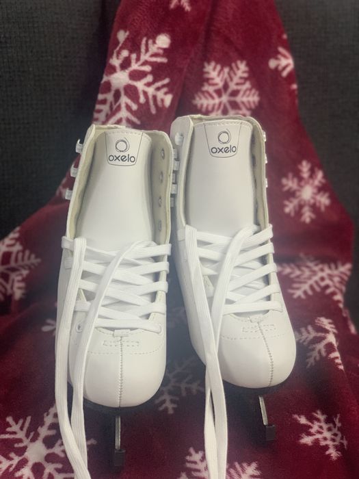 Детски бели кънки за лед Oxelo