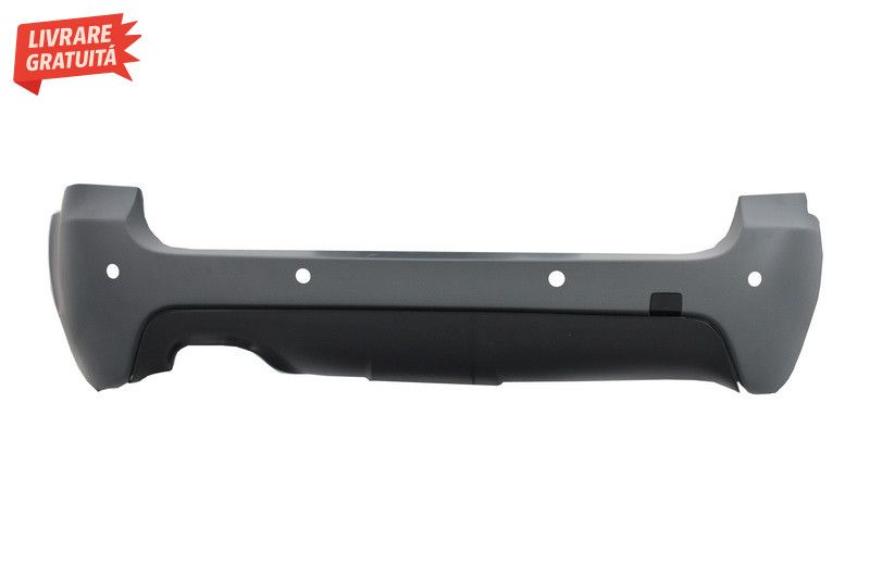 Bara spate cu Toba Ornament Evacuare Fibra Carbon Mat BMW Seria 5 E61