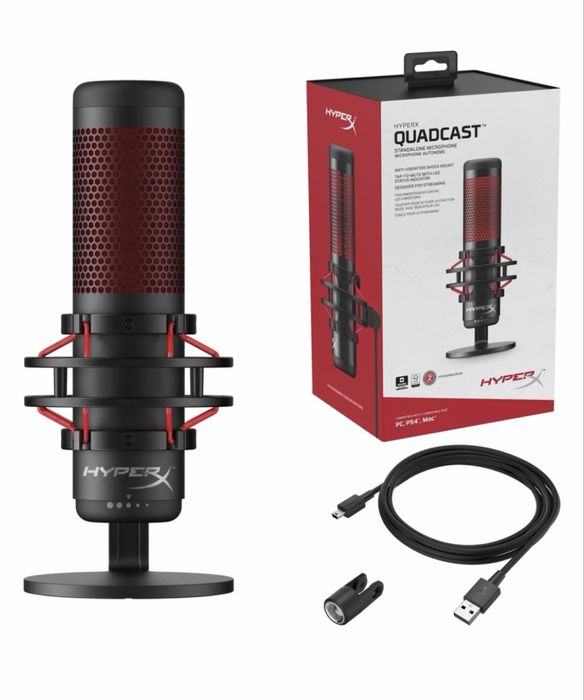 Продам Микрофон HyperX Quadcast черный